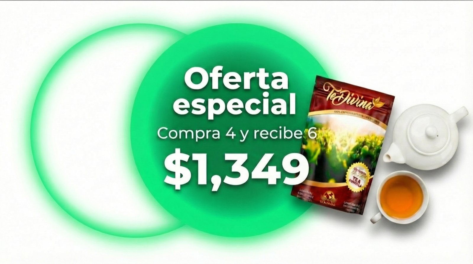 Oferta Especial: Compra 4 y recibe 6 por $1,349